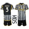 Juventus Gleison Bremer #3 Heimtrikot 2023-24 Kurzarm (+ kurze hosen)